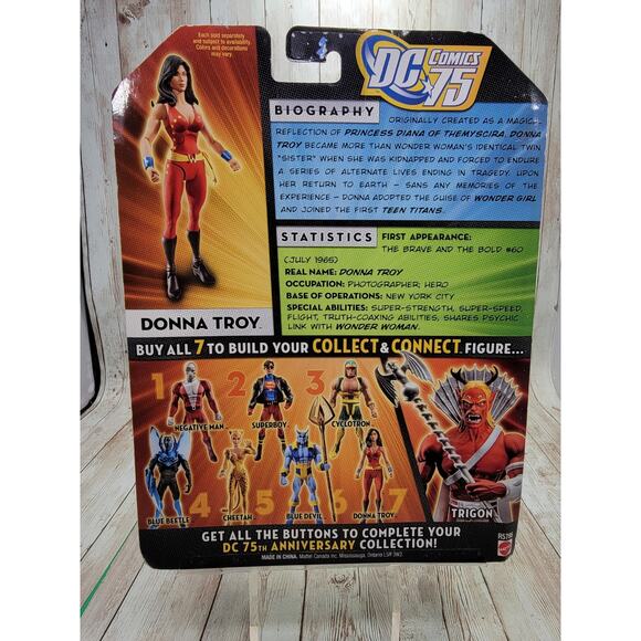 Donna Troy Wonder Girl DC Universe Classics Trigon BAF wave Loose 6” Teen Titans - Picture 2 of 6